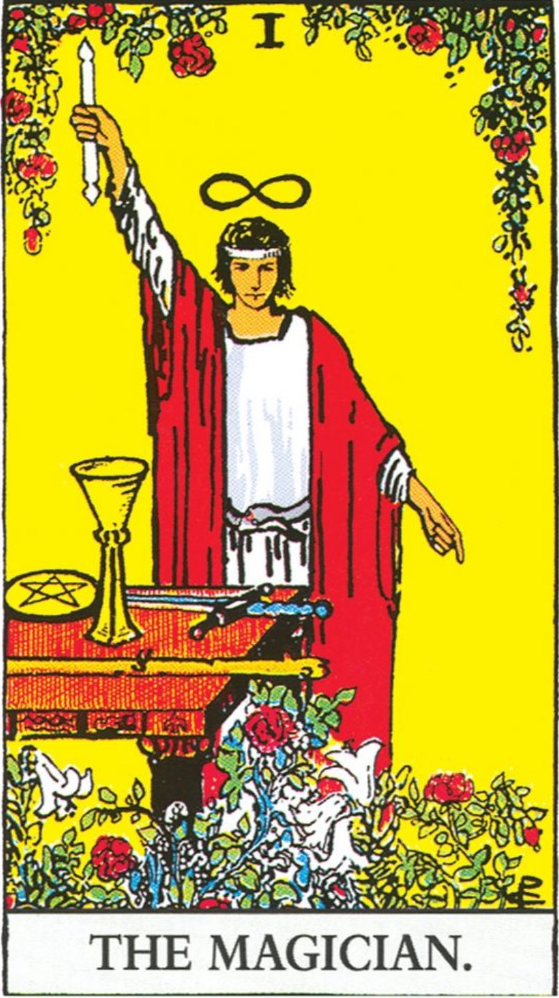 Rider Waite the magician tarot card