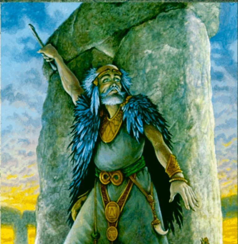 The magician card Druid craft tarot