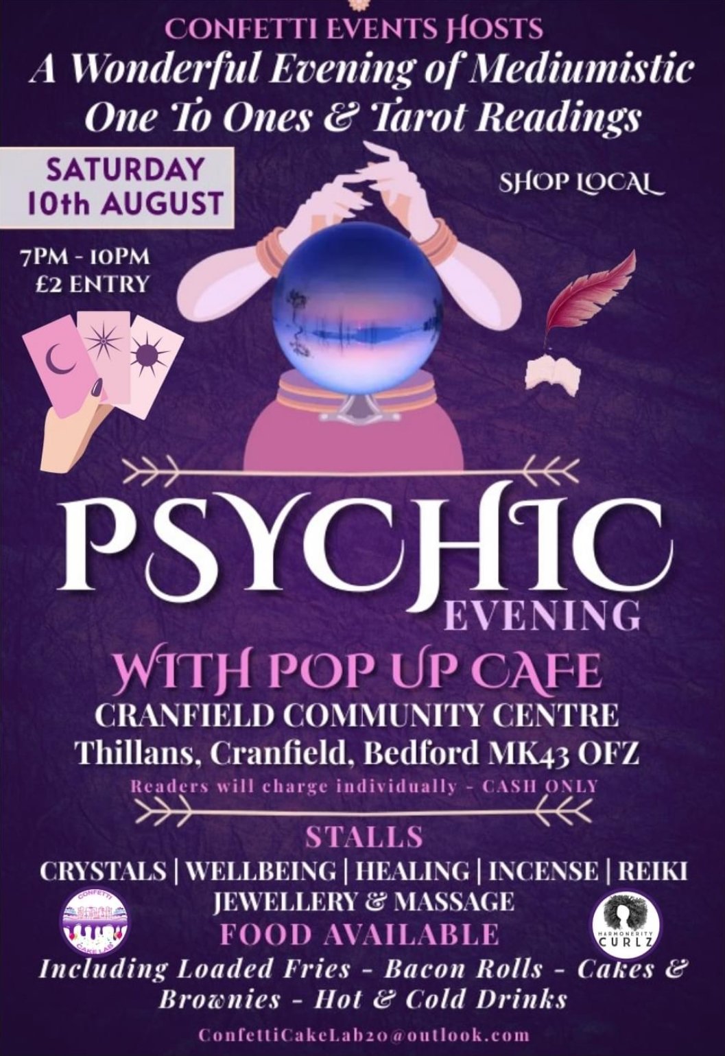 Confetti event, psychic event