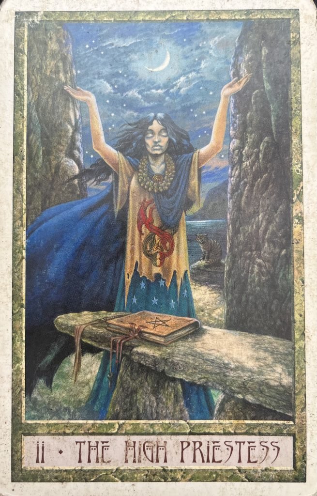 The High Priestess Druid craft tarot