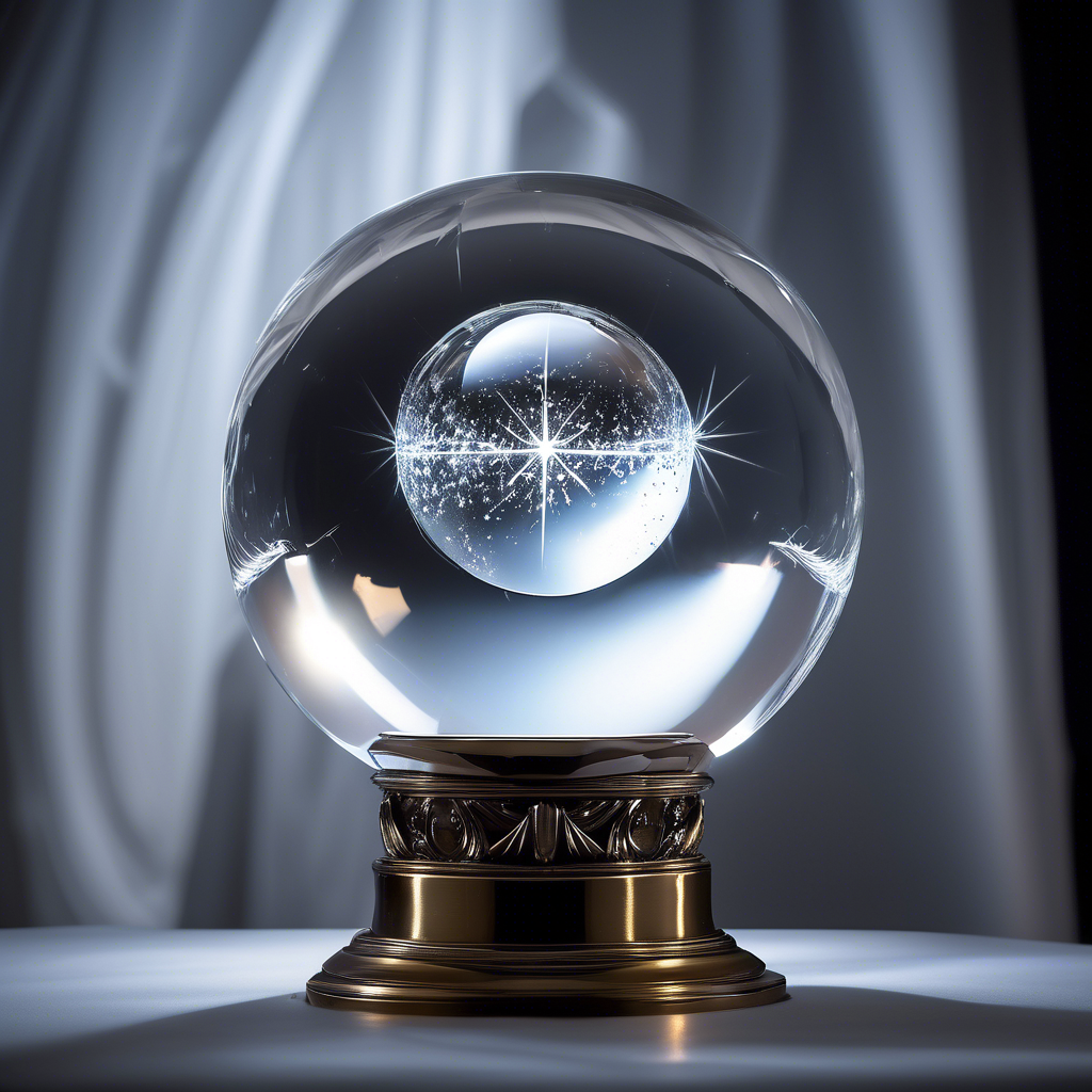 Crystal ball for a psychic reading
