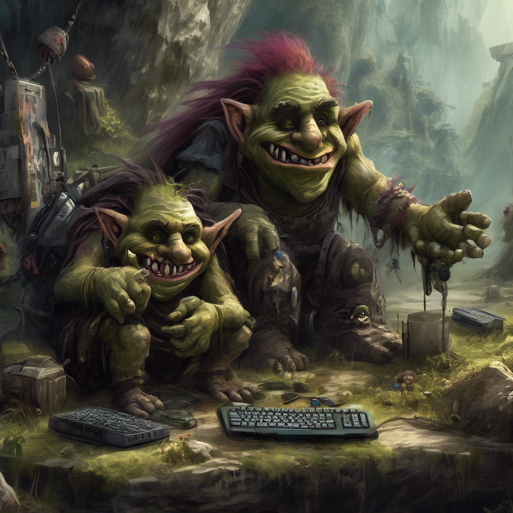 Two online trolls