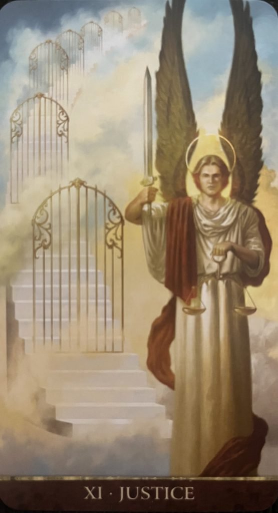 Justice tarot card