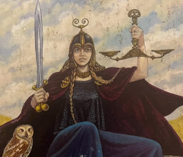 Justice tarot card