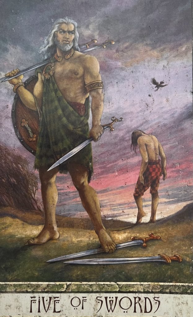 Five of Swords, Druid craft tarot