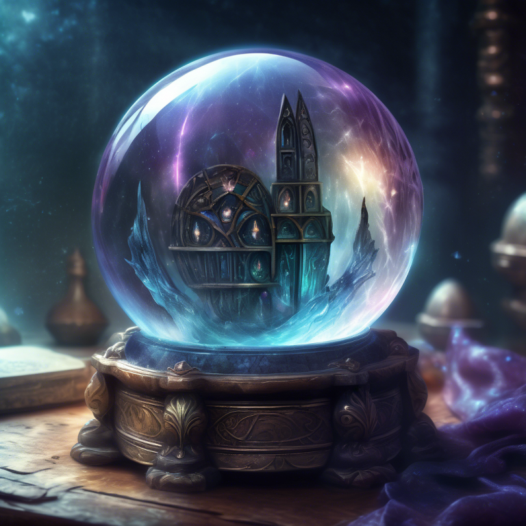 Psychics crystal ball