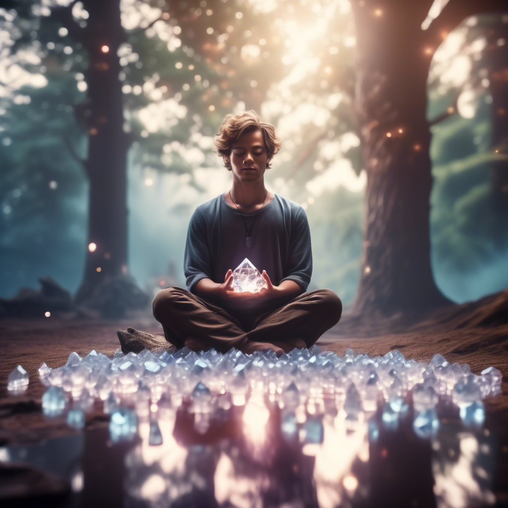 Crystal meditation to rid negative energy