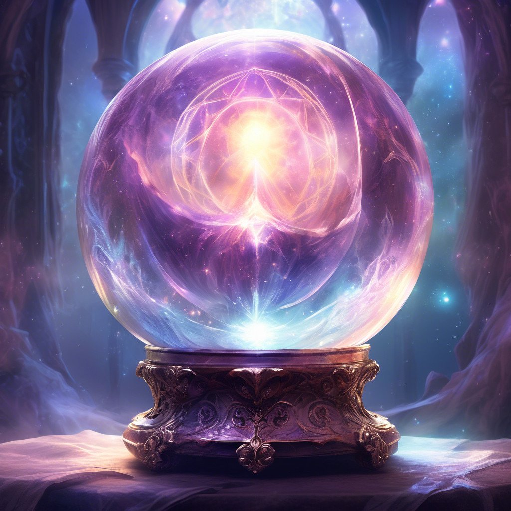 Mental Mediumship, Crystal ball