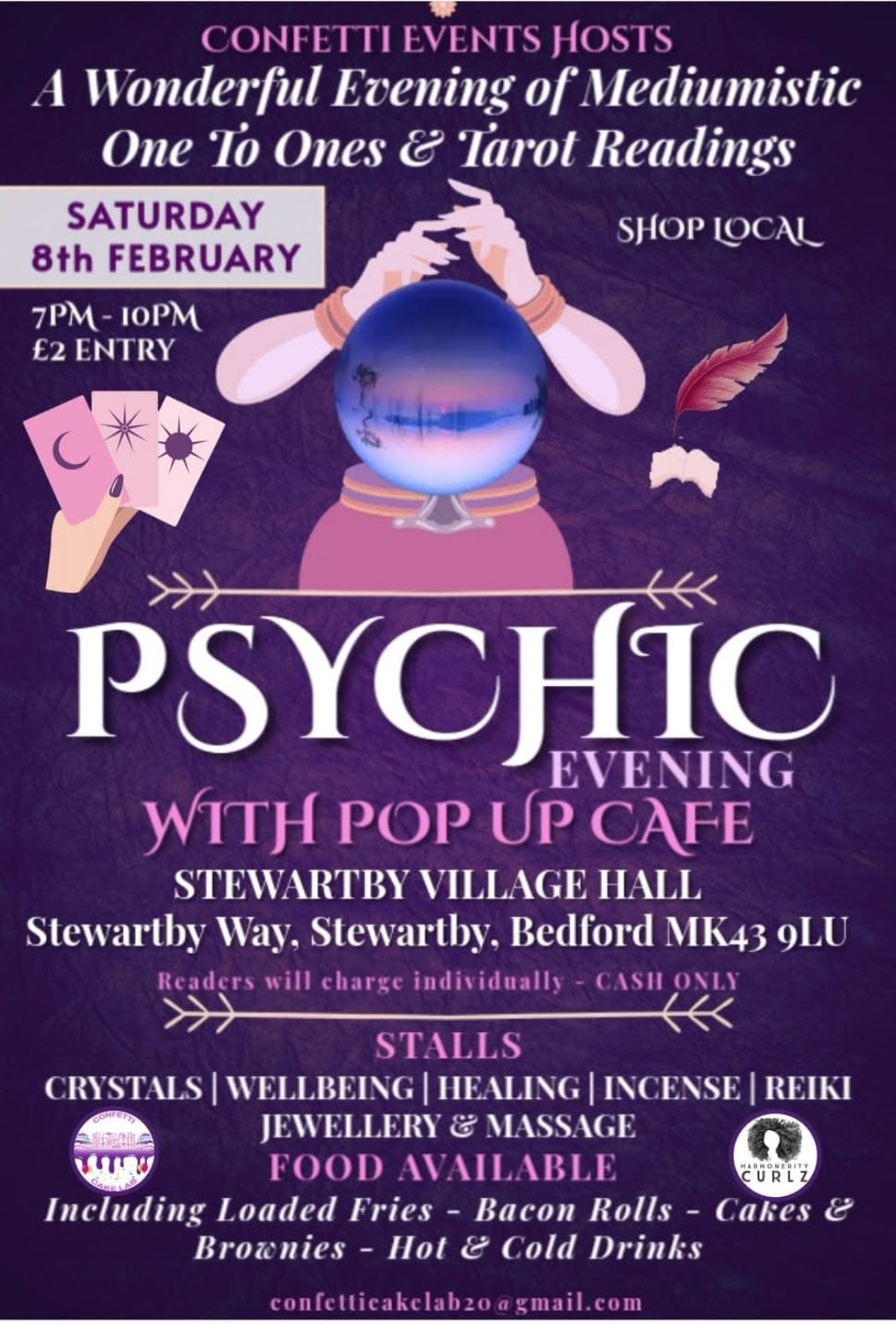 Psychic event, Pop-up café