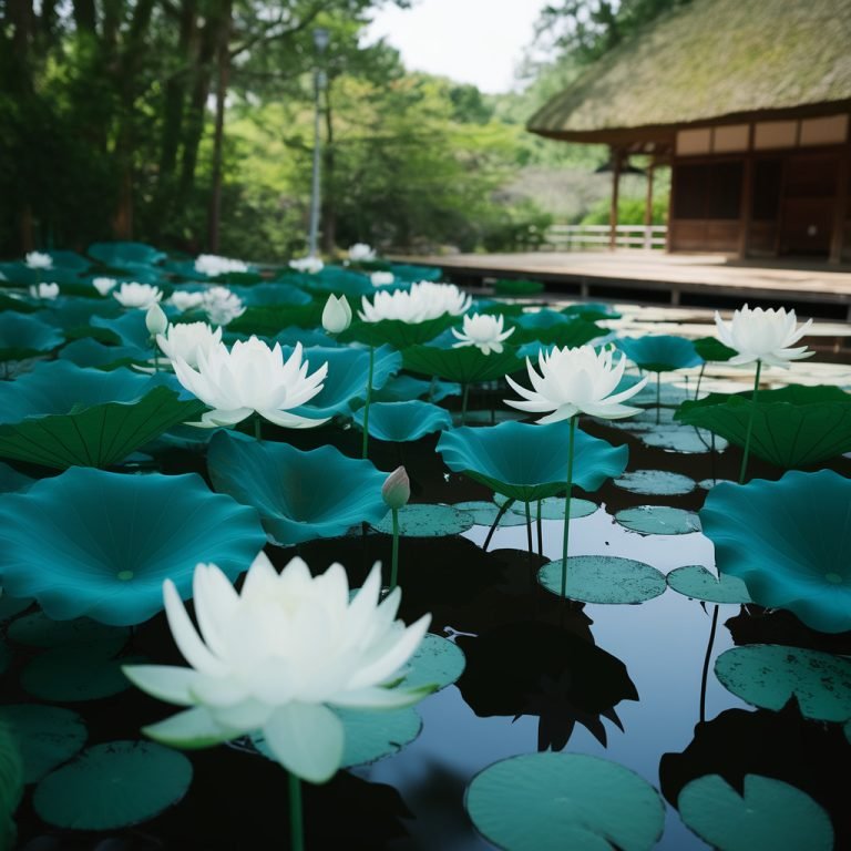 White Lotus flowers, empathy