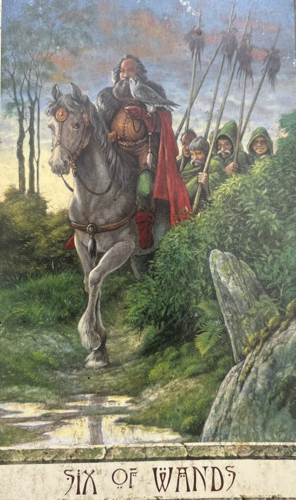 Six of Wands, Druid Craft Tarot