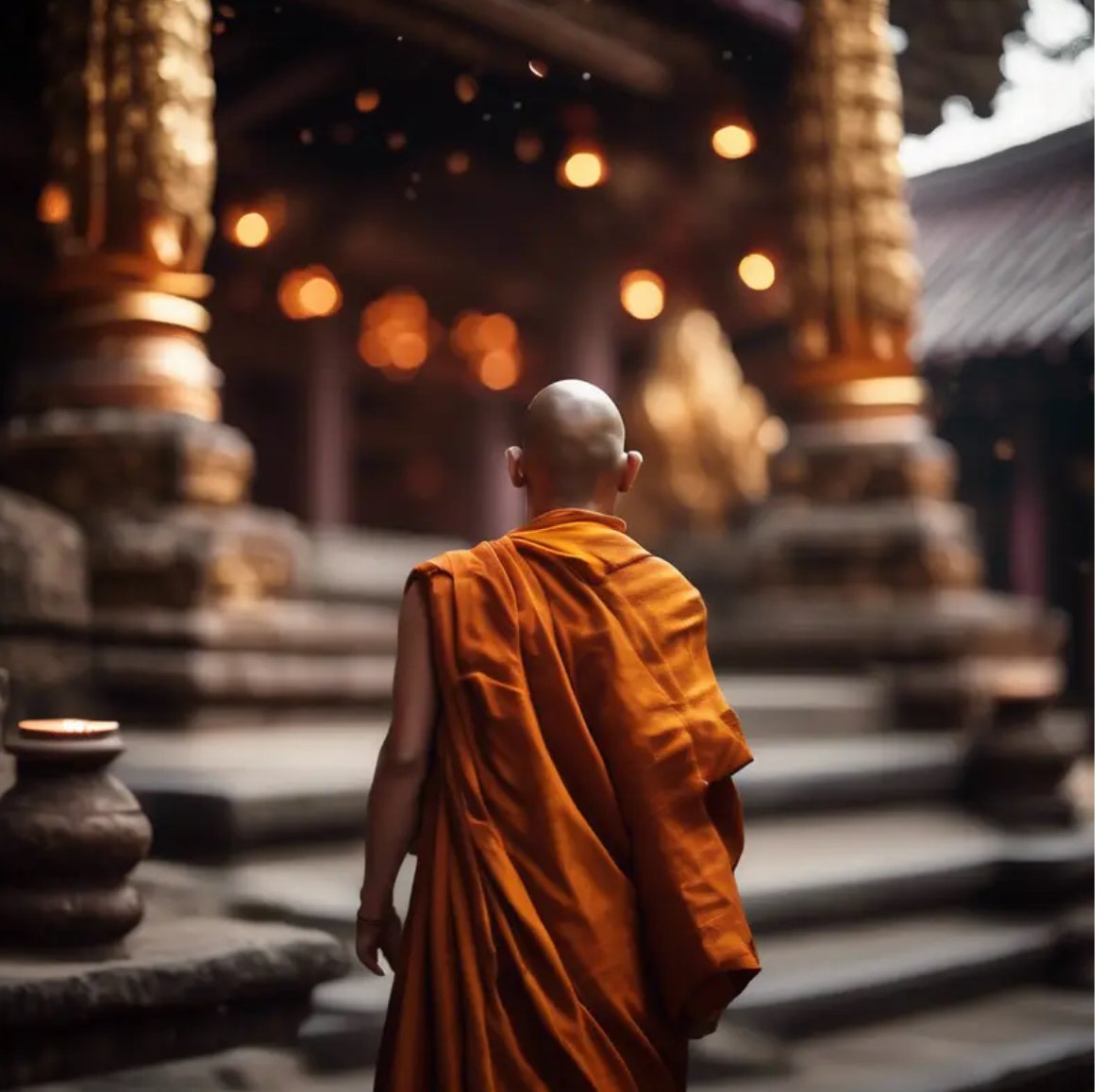 Buddhist monk, Mind of a psychic medium
