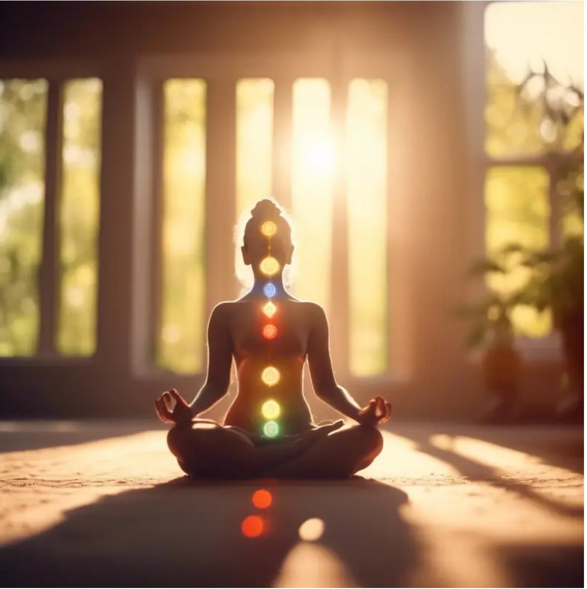 Meditating to achieve the mind of a psychic medium