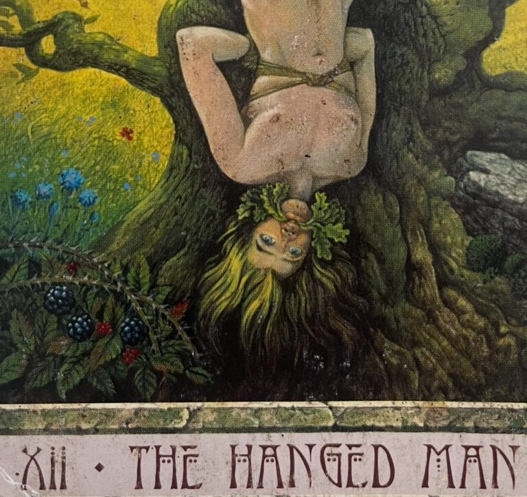 The Hanged Man, Druid Craft Tarot