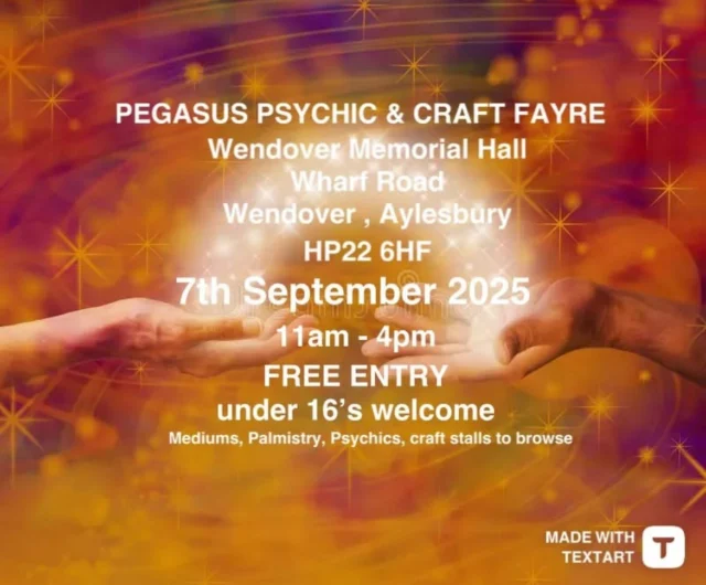 I’m looking forward to getting back into doing events. This is my first one after the summer holiday period, so please come and join me and everybody else in Wendover this weekend. I will be offering both Mediumship and Tarot Readings. 

They will also be a large selection of other readers, healers, crystal stalls are much more. I look forward to seeing you all there. 😊🙏🔮🌟✨💫

#psychic #psychicmedium #mediumship #spirituality #spiritual #spirit #tarot #tarotcards #tarotcard #tarotcommunity #tarotcardoftheday #tarotchallenge #tarotdeck #tarotdecks #tarotdaily #tarotlover #tarotlove #majorarcana #energywork #energyworker #lightworker #lightworkers #oracle #oracledeck #clairvoyant #oraclecards #oraclecardreading #tarotlearning #spiritworld #spiritguides